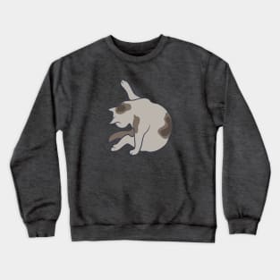 Keep it clean – this is all the cat mean (pose 1) Crewneck Sweatshirt